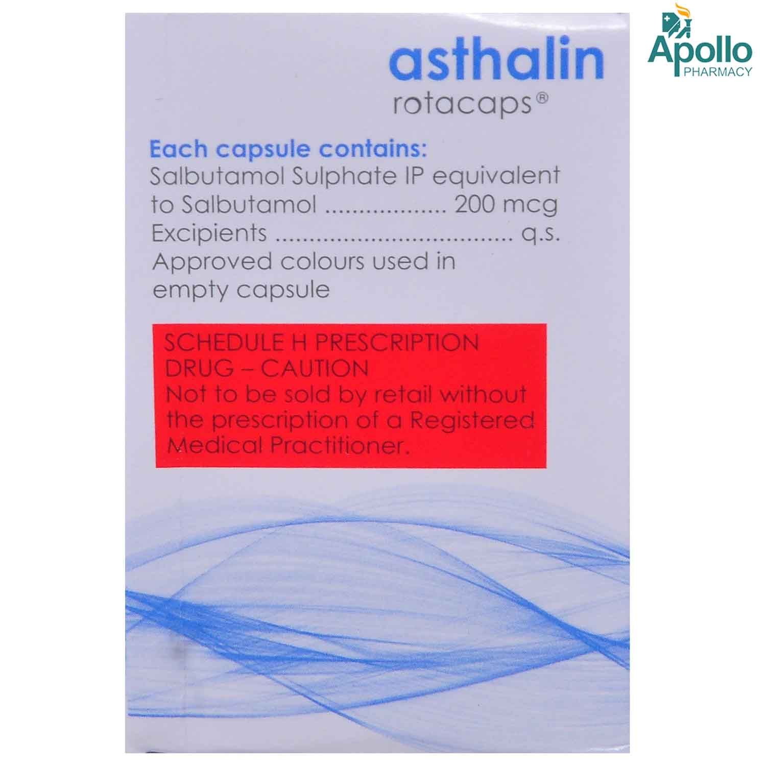 Asthalin Rotacaps 60 S Price Uses Side Effects Composition Apollo