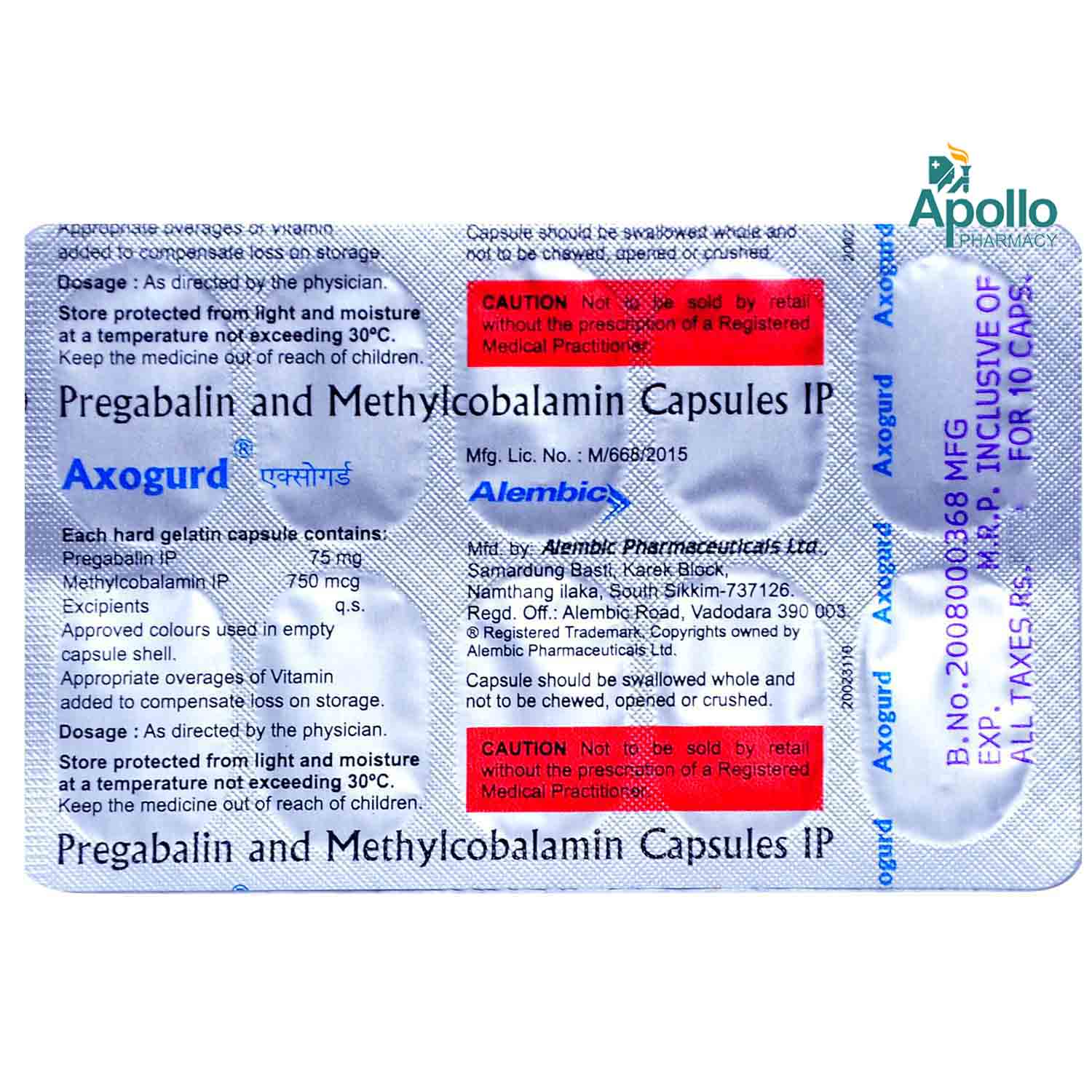 Axogurd Capsule S Price Uses Side Effects Composition Apollo