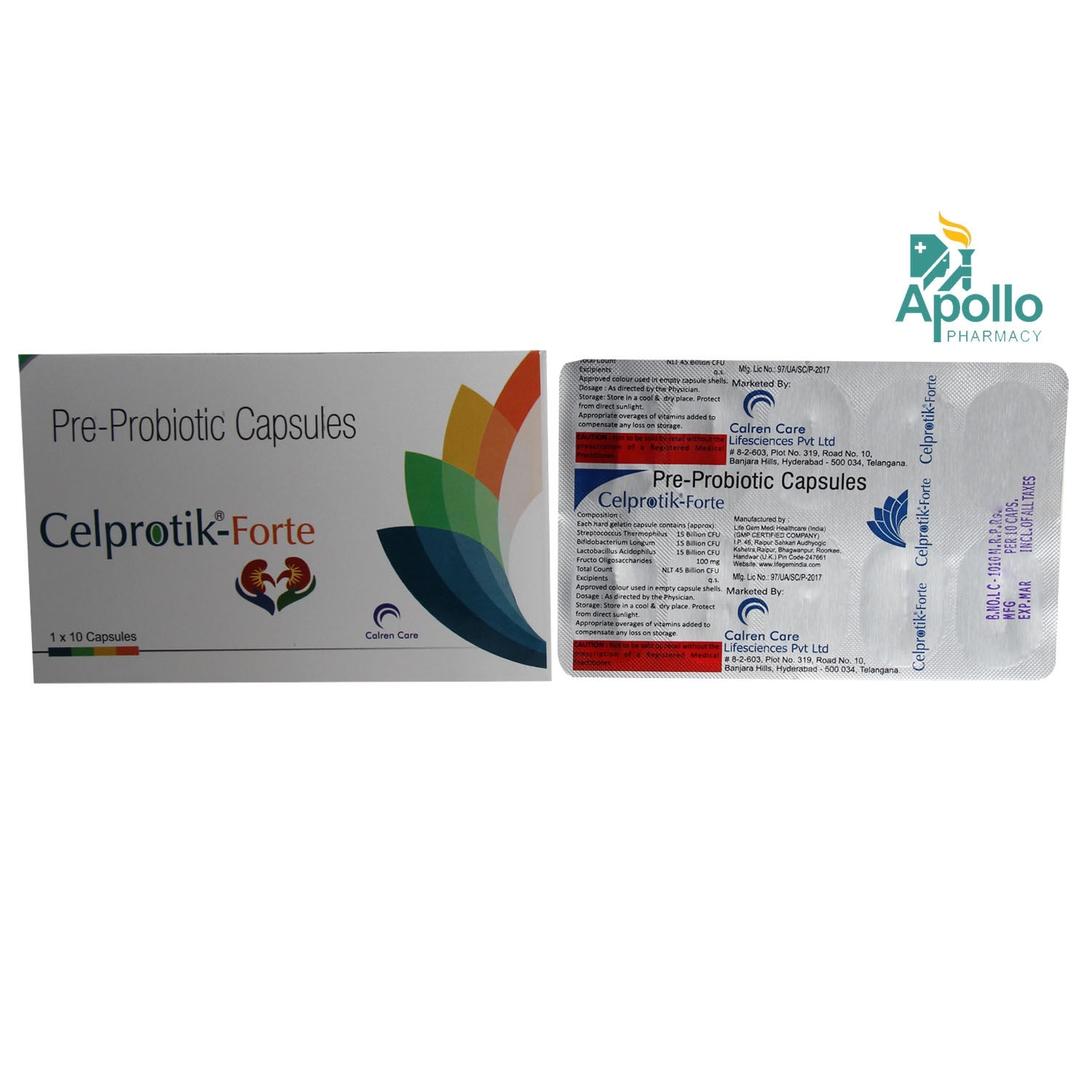 Celprotik Forte Capsule 10 S Price Uses Side Effects Composition