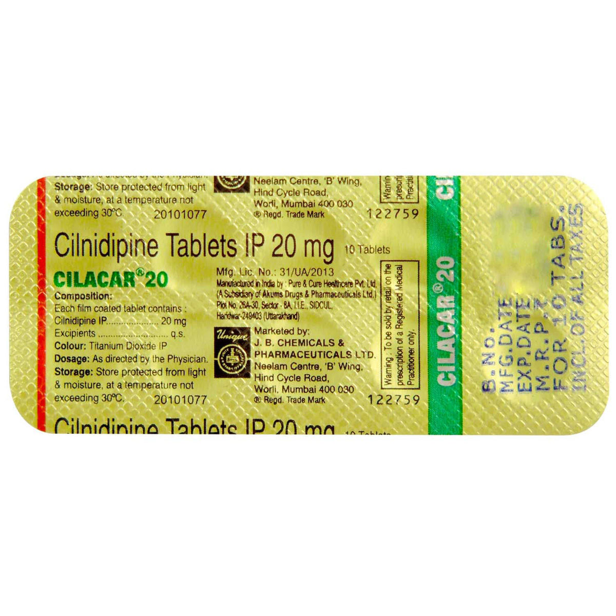 Cilacar Tablet S Price Uses Side Effects Composition Apollo