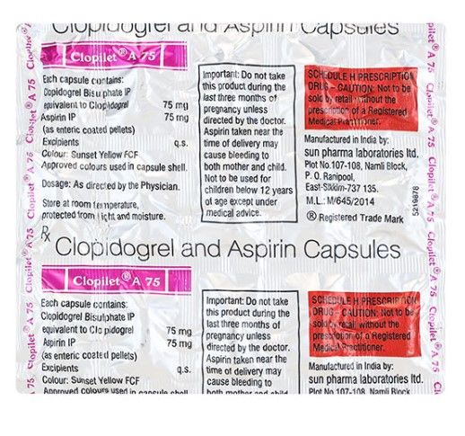 Clopilet A Capsule S Price Uses Side Effects Composition