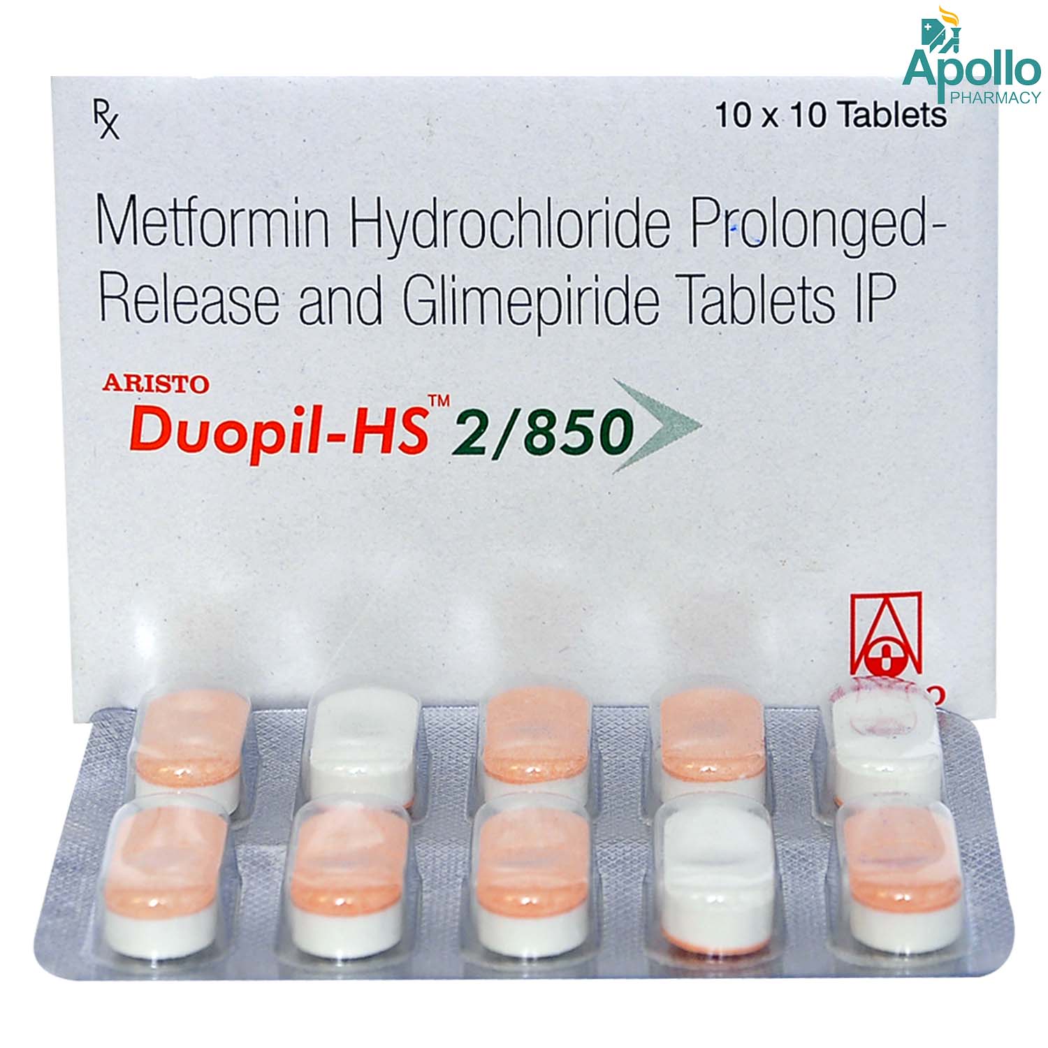 DUOPIL HS 2 850MG TABLET Price Uses Side Effects Composition