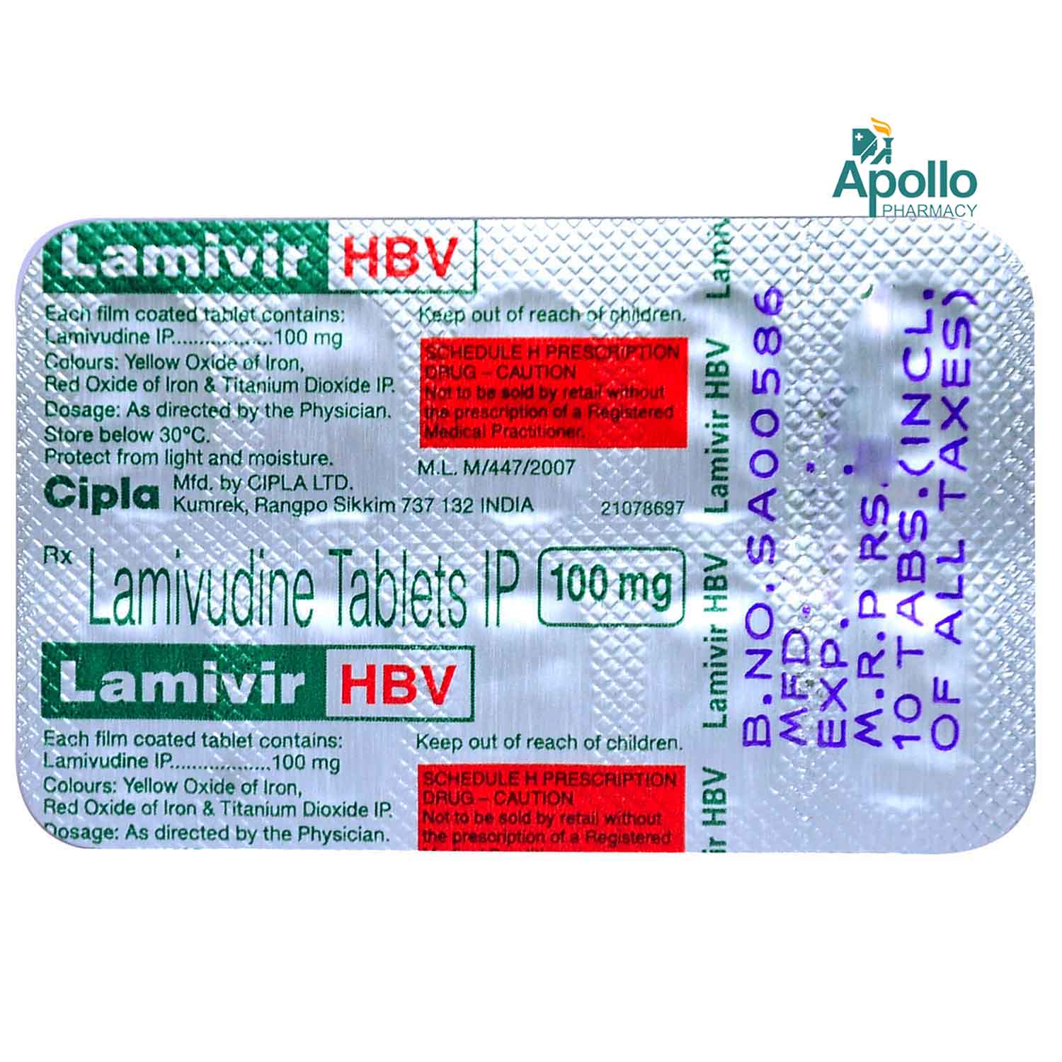 Lamivir Hbv Tablet S Price Uses Side Effects Composition Apollo