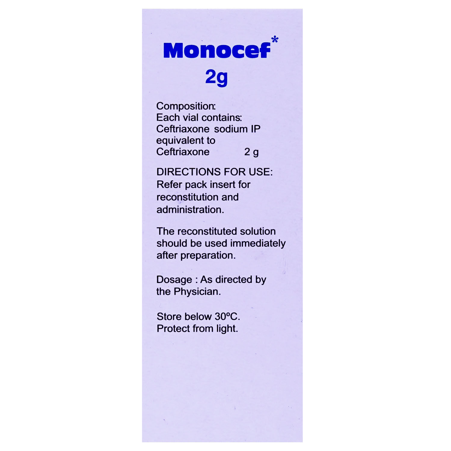 Monocef Gm Injection S Price Uses Side Effects Composition