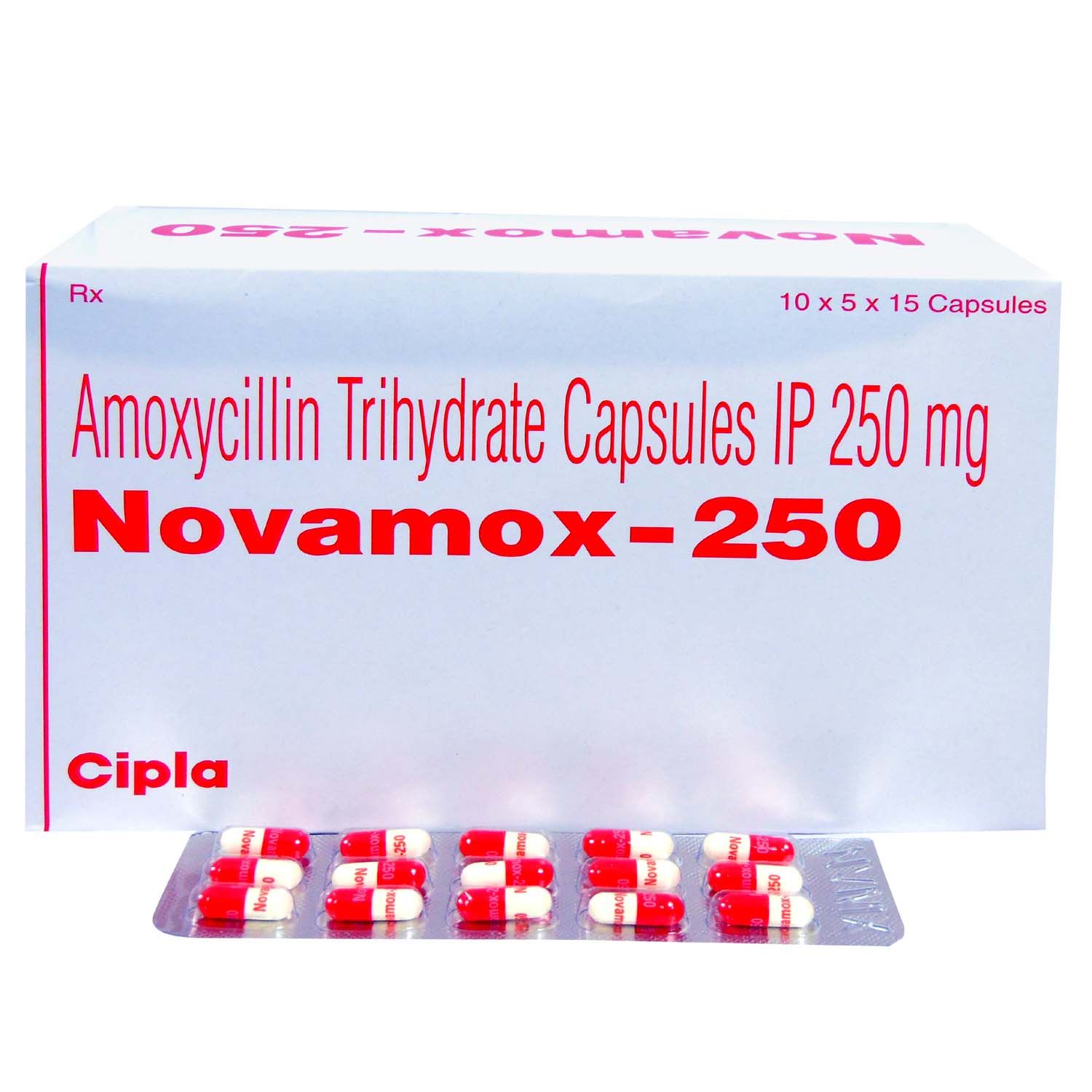 Novamox 250 Capsule 15 S Price Uses Side Effects Composition