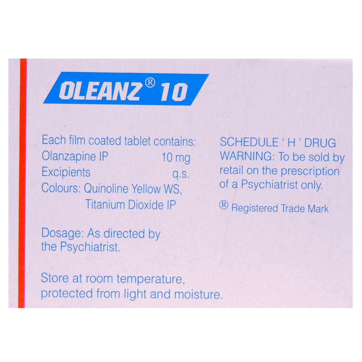 Oleanz Tablet S Price Uses Side Effects Composition Apollo