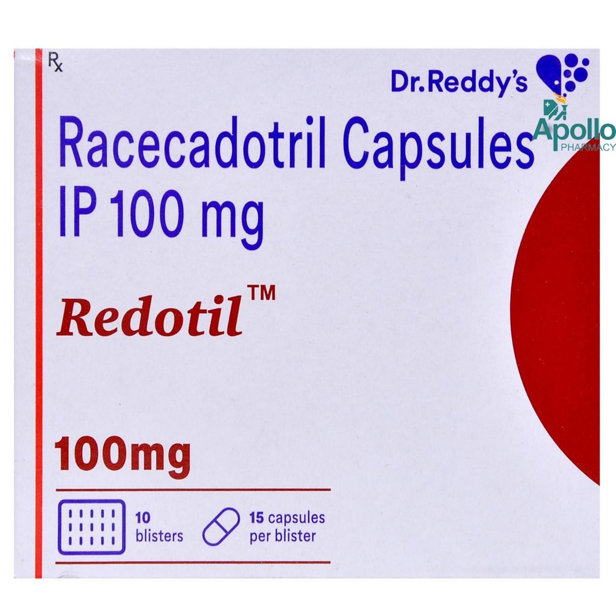 Redotil 100 Mg Capsule 15 S Price Uses Side Effects Composition