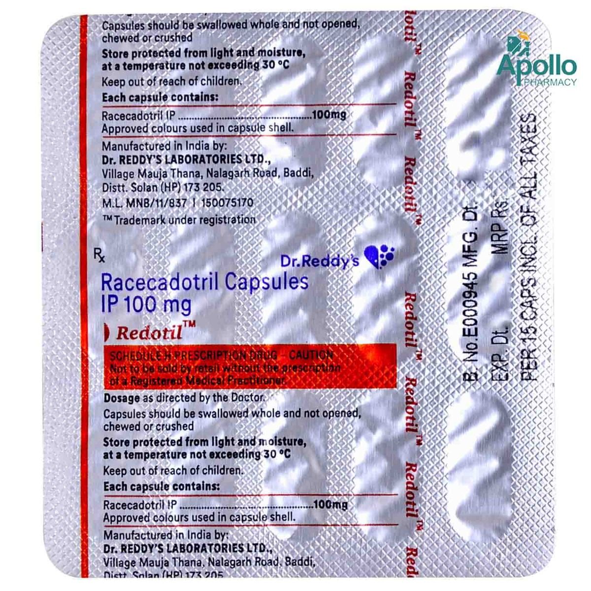 Redotil Mg Capsule S Price Uses Side Effects Composition