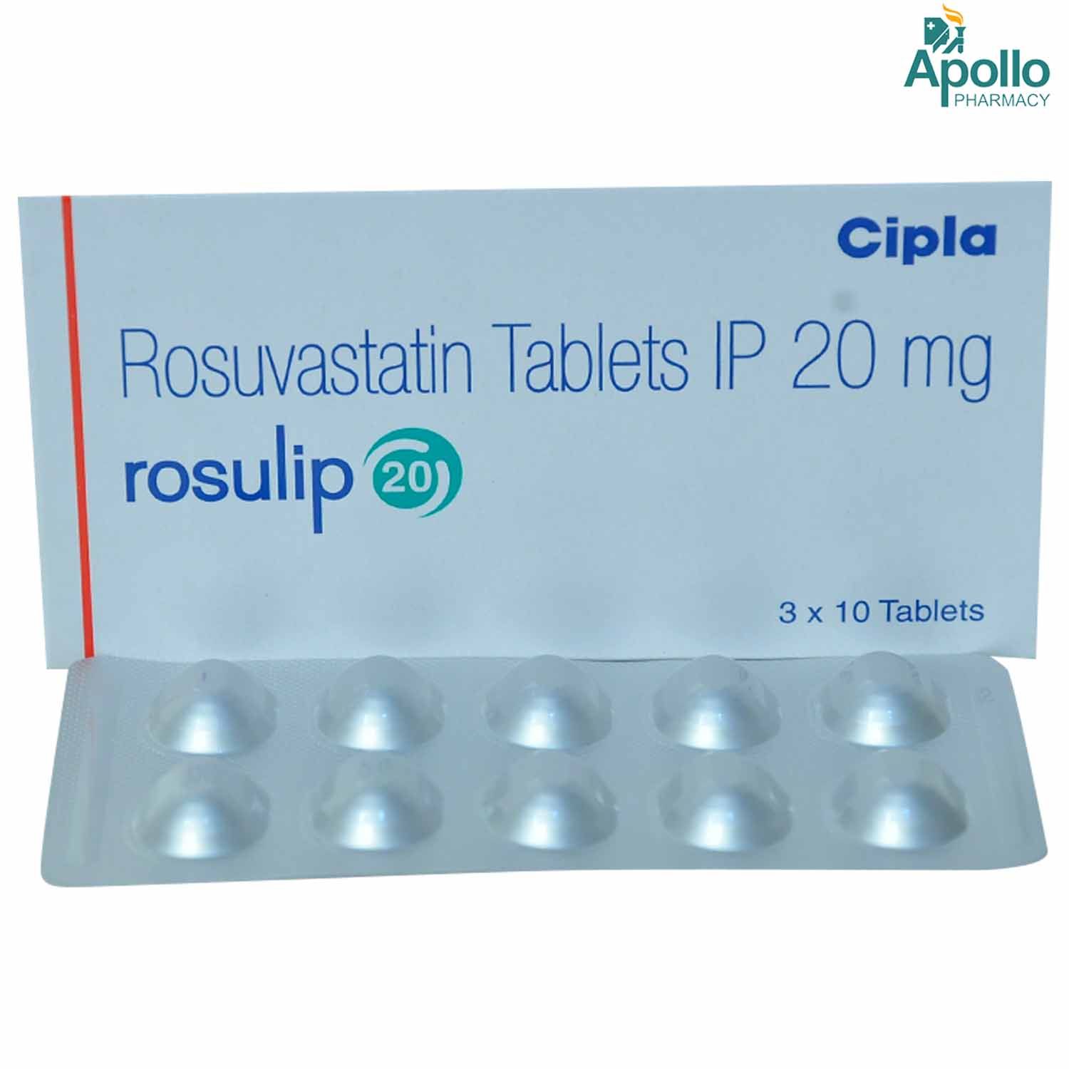 Rosulip 20 Tablet 10 S Price Uses Side Effects Composition Apollo