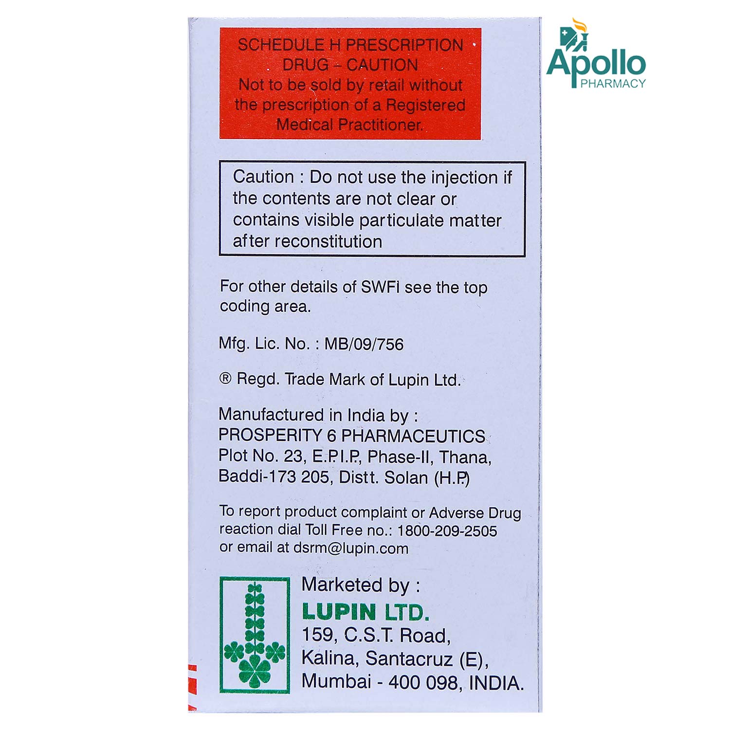 Tazar Vial Injection Gm Price Uses Side Effects Composition