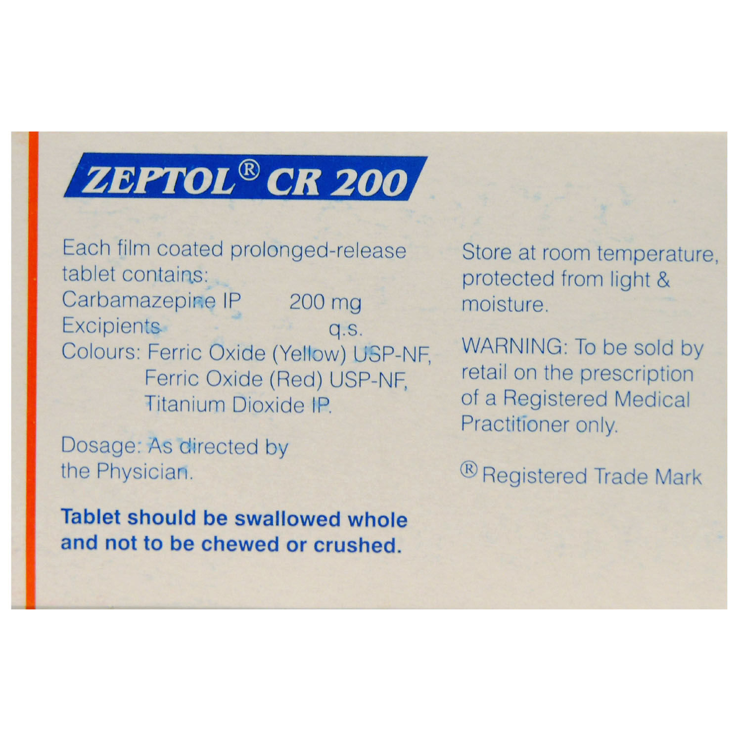 Zeptol Cr Mg Tablet S Price Uses Side Effects Composition