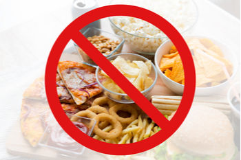 no fatty foods