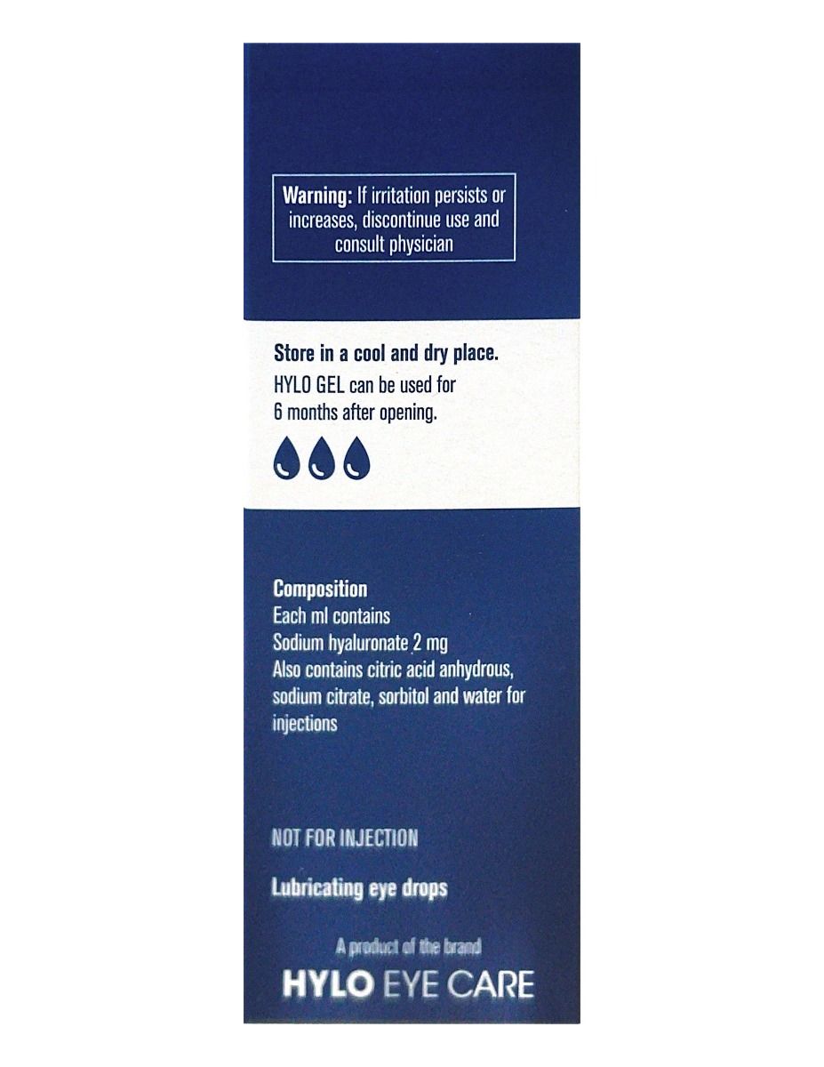 HyloGel Eye Drops 10 ml Price, Uses, Side Effects, Composition Apollo Pharmacy