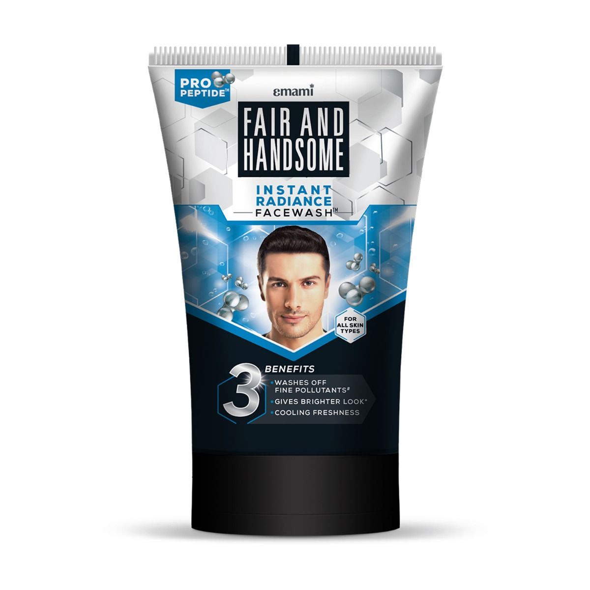 Fair and Handsome Instant Radiance Face Wash, 100 gm, Pack of 1 