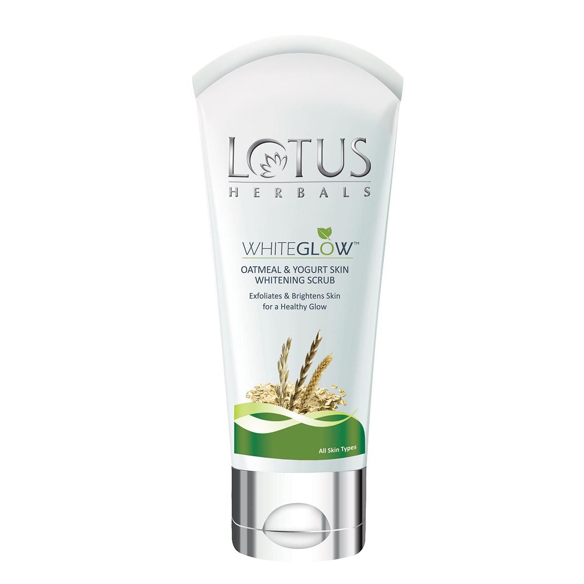 Buy Lotus Herbals Whiteglow Oatmeal & Yogurt Skin Whitening Scrub, 100 gm Online
