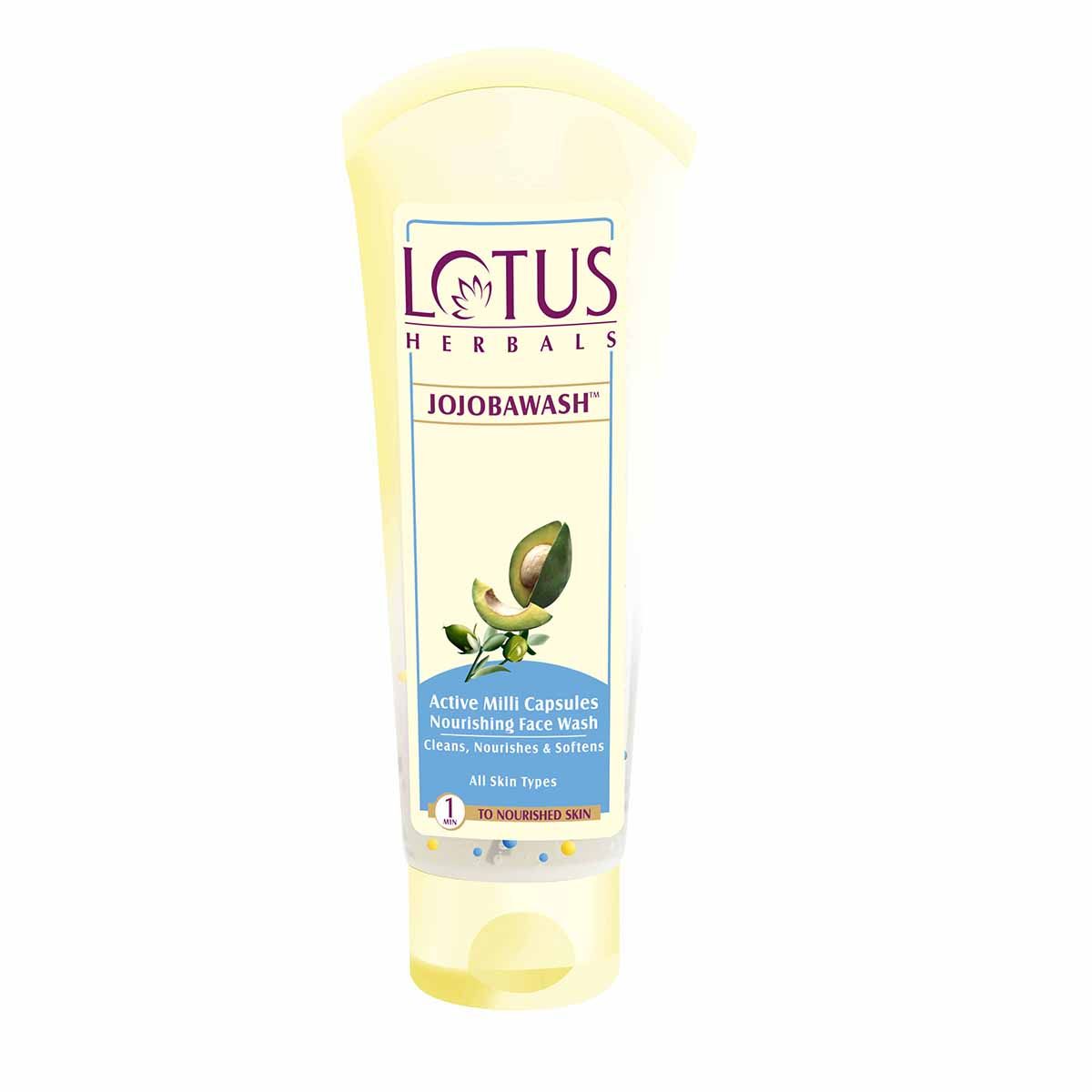 Buy Lotus Herbals Jojoba Nourishing Face Wash, 80 gm Online