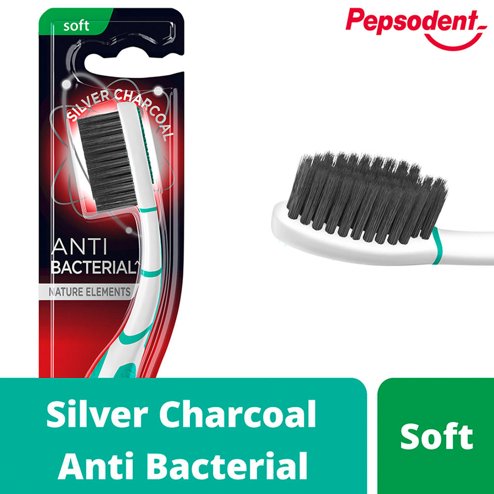 Buy Pepsodent Silver Charcoal Soft Toothbrush, 1 Count Online