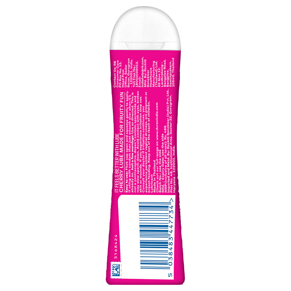 Durex Cherry Lubricant Gel, 50 ml Price, Uses, Side Effects
