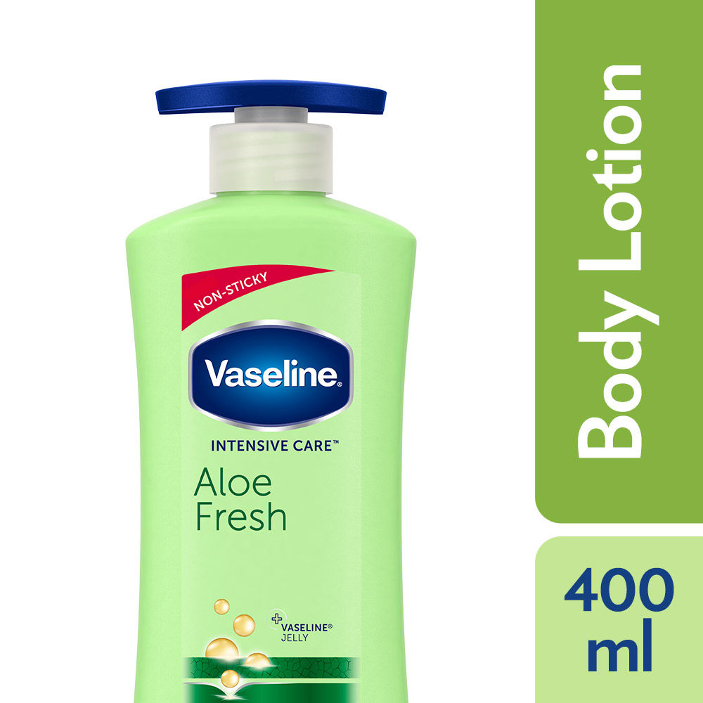 Vaseline Intensive Care Aloe Fresh Body Lotion, 400 ml, Pack of 1 