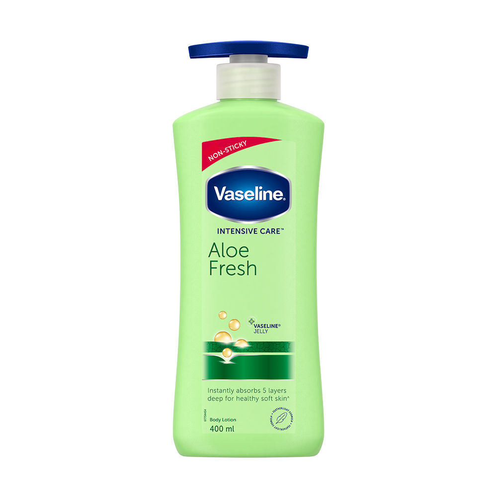 Vaseline Intensive Care Aloe Fresh Body Lotion, 400 ml, Pack of 1 