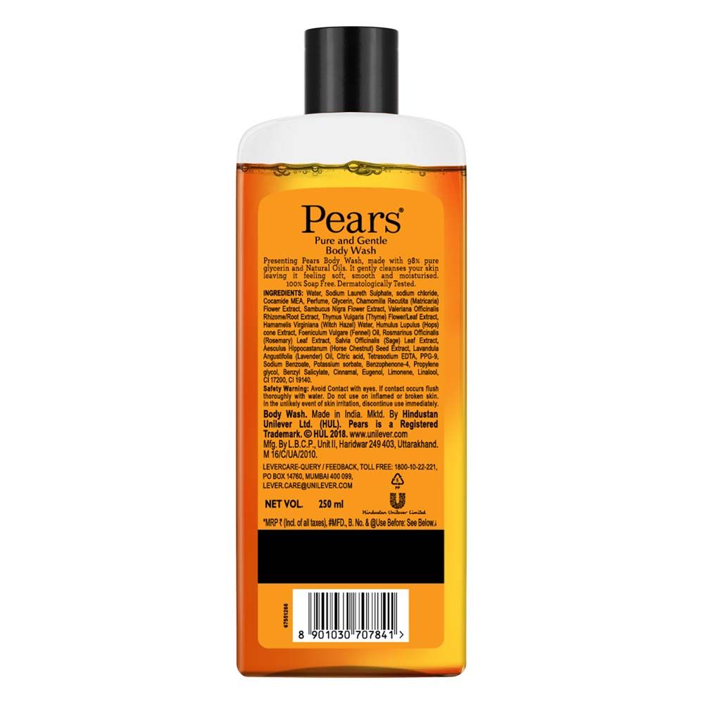 Pears Pure and Gentle Body Wash, 250 ml Price, Uses, Side Effects