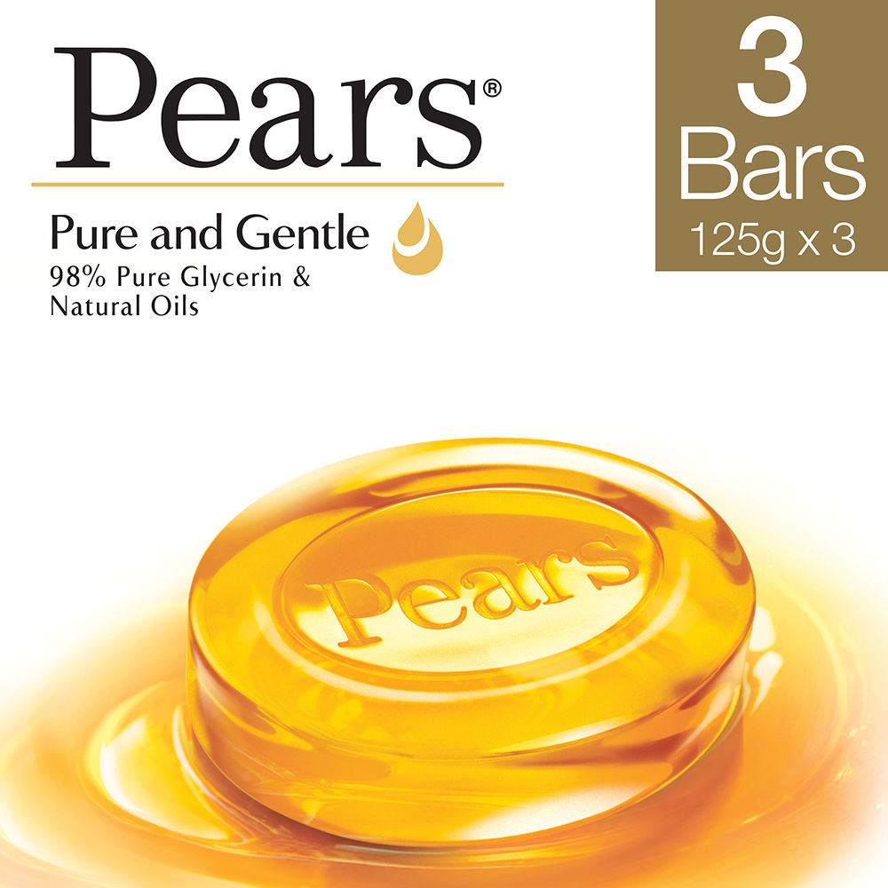 Buy Pears Pure & Gentle Soap, 375 gm (3 x 125 gm) Online