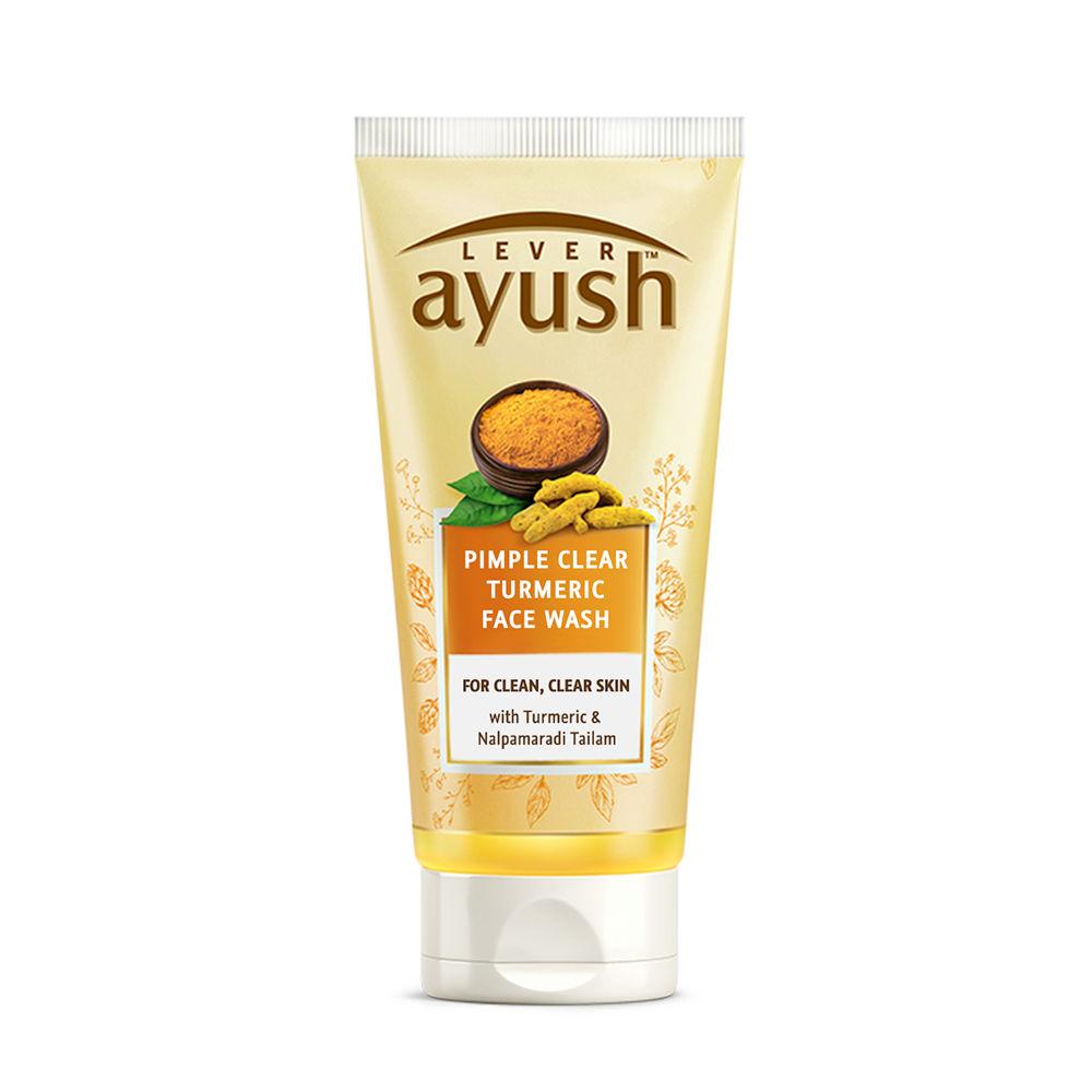 Buy Lever Ayush Anti Pimple Turmeric Face Wash, 40 gm Online