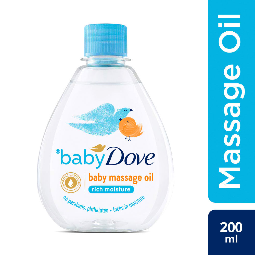Baby Dove Rich Moisture Baby Massage Oil, 100 ml Price, Uses, Side
