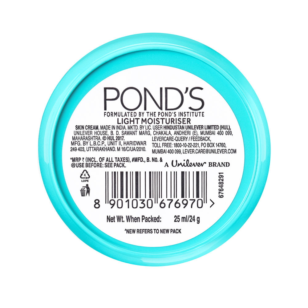 Ponds Light Moisturiser, 25 ml, Pack of 1 