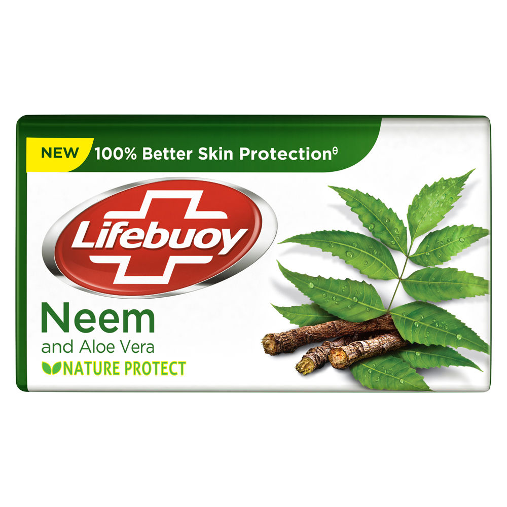 Buy Lifebuoy Nature Protect Neem and Aloe Vera Soap, 100 gm Online