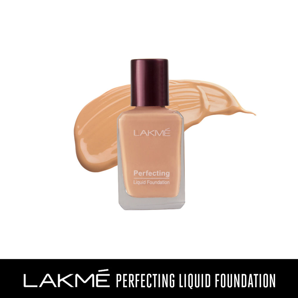 Lakme Perfecting Marble Liquid Foundation, 27 ml, Pack of 1 