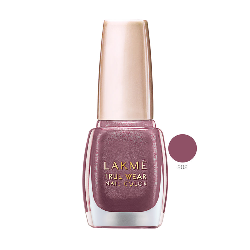 Lakme True Wear Nail Color, Shade 202, 9 ml, Pack of 1 