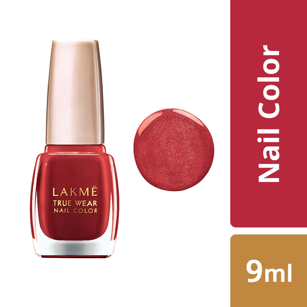 Lakme True Wear Nail Color, Shade 404, 9 ml, Pack of 1 