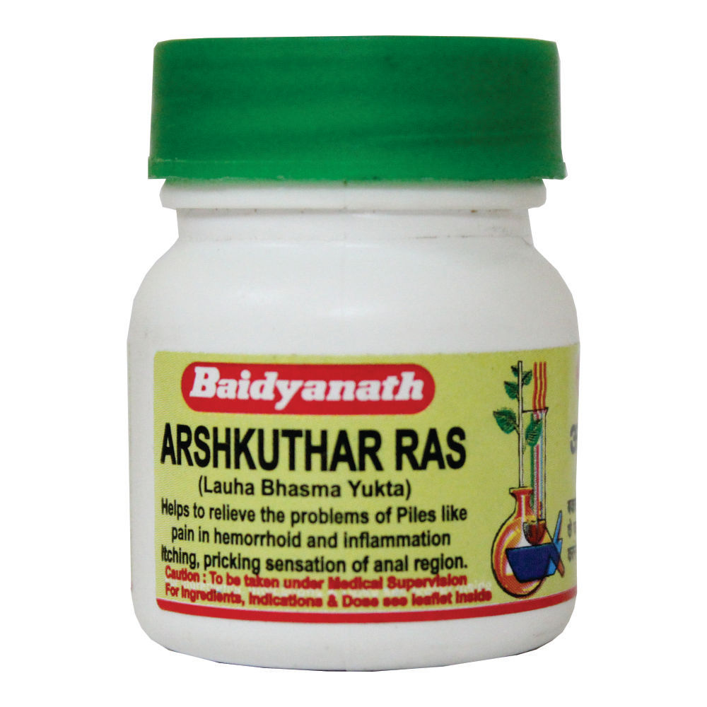 Baidyanath (Nagpur) Arshkuthar Ras, 40 Tablets, Pack of 1 