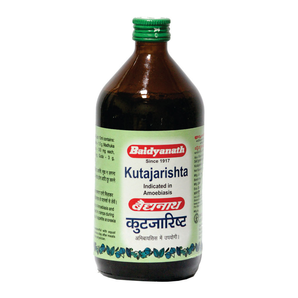 Baidyanath (Nagpur) Kutajarishta, 450 ml, Pack of 1 