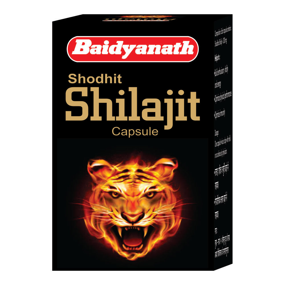 Buy Baidyanath (Nagpur) Shodhit Shilajit, 30 Capsules Online