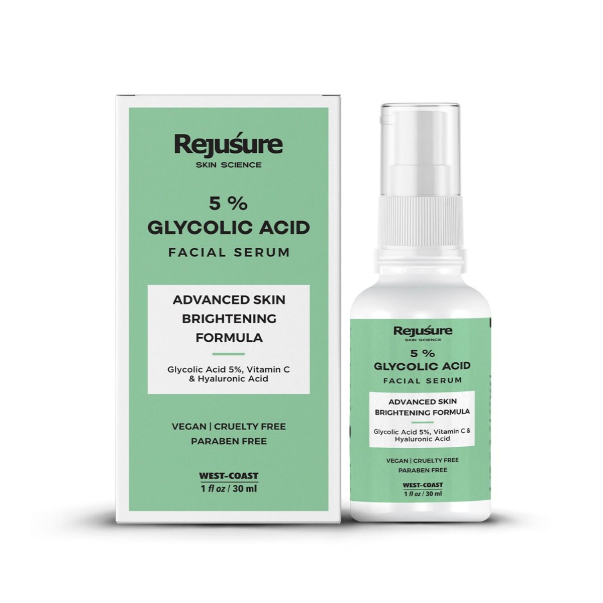 Buy Rejusure 5% Glycolic Acid Face Serum - 30 ml Online