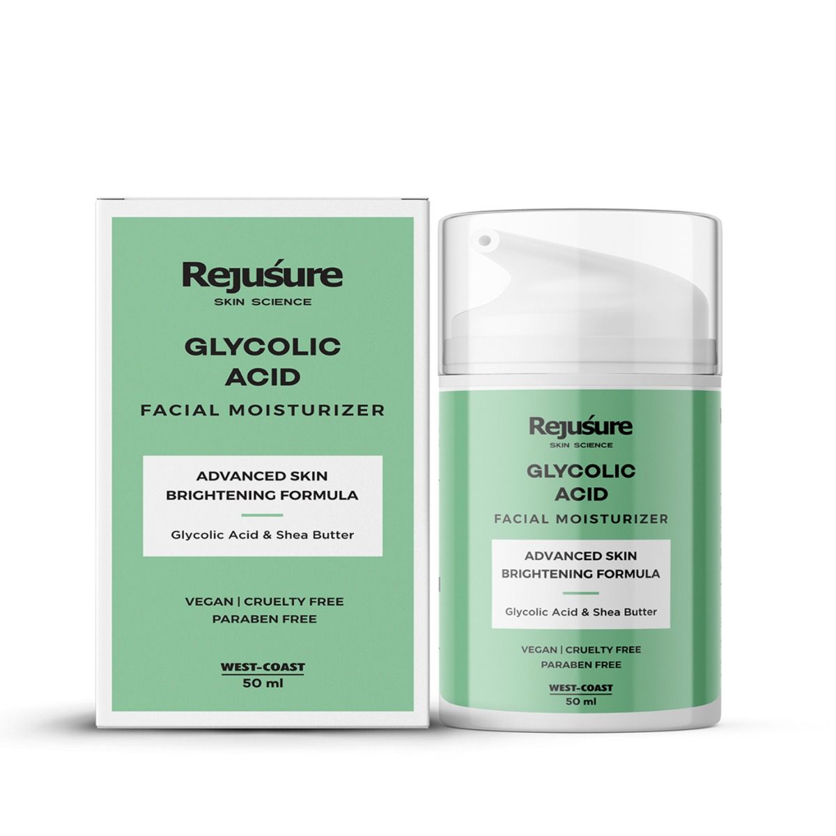 Buy Rejusure Glycolic Acid Moisturizer for Face - 50 ml Online