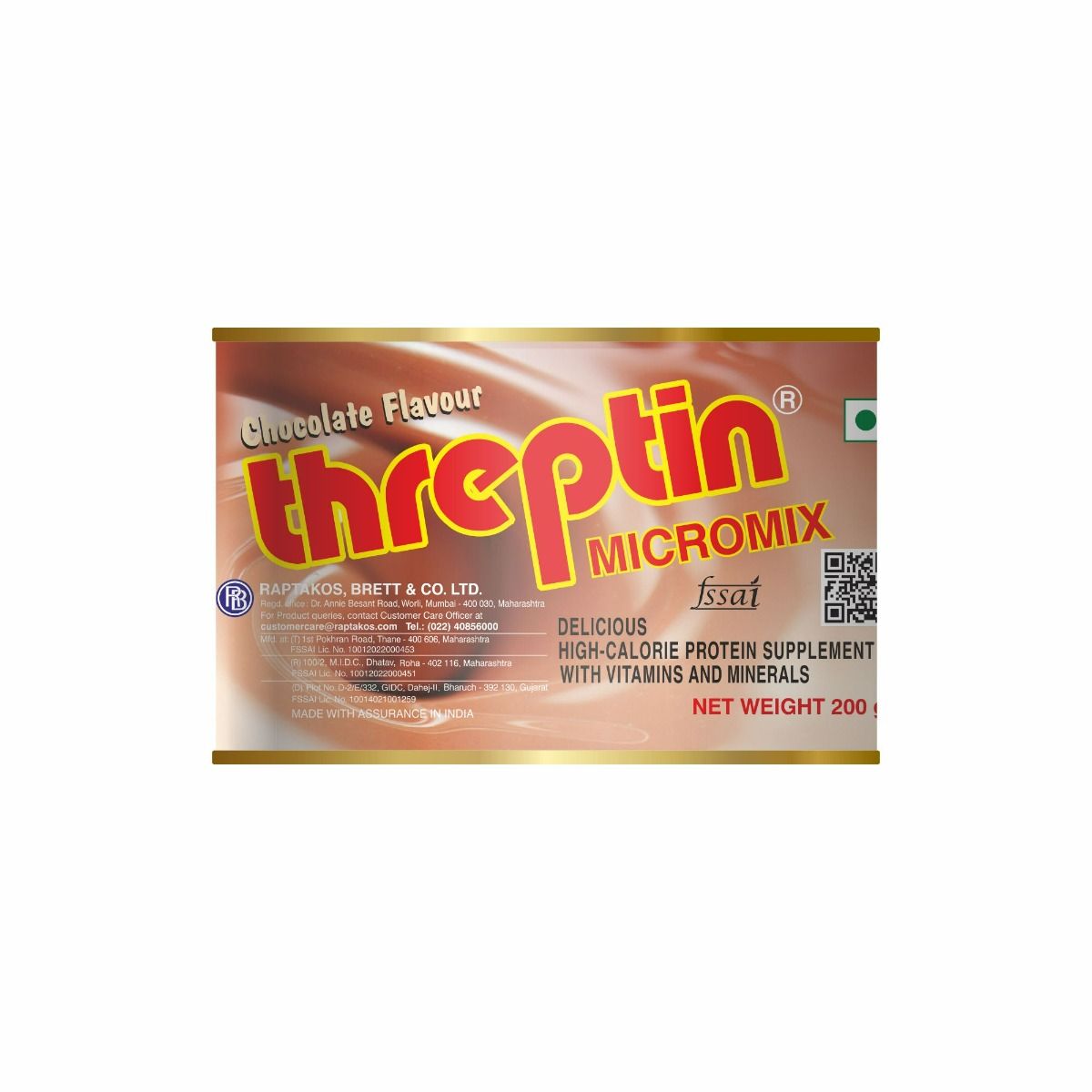 Buy Threptin Micromix Chocolate Flavoured Powder, 200 gm Online