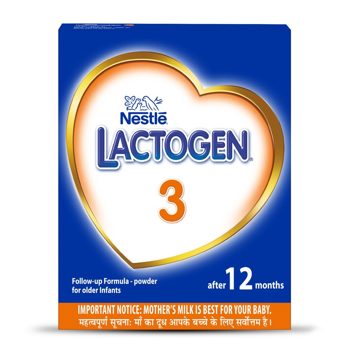 Buy Nestle Lactogen Follow-Up Formula, Stage 3, After 12 Months, 400 gm Refill Pack Online
