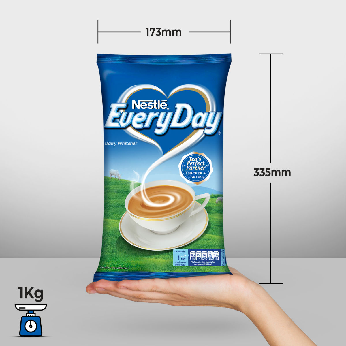 Nestle Everyday Dairy Whitener Powder, 1 kg, Pack of 1 