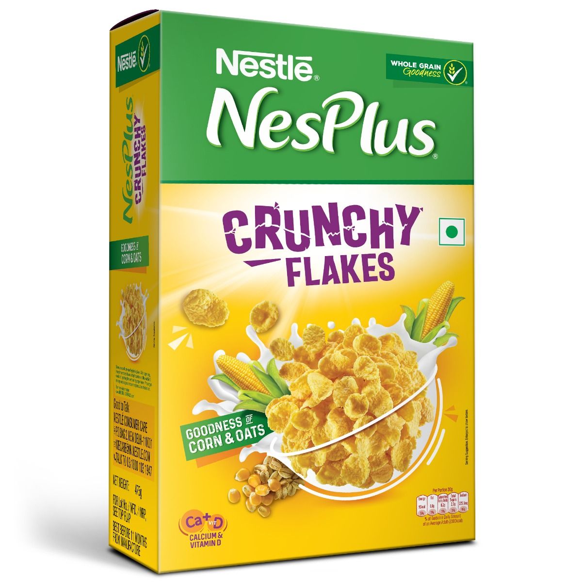 Buy Nestle NesPlus Crunchy Flakes, 475 gm Online