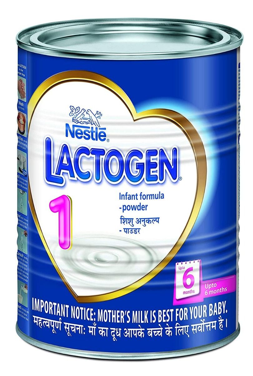 Buy Nestle Lactogen Infant Formula, Stage 1, Upto 6 Months, 400 gm Tin Online