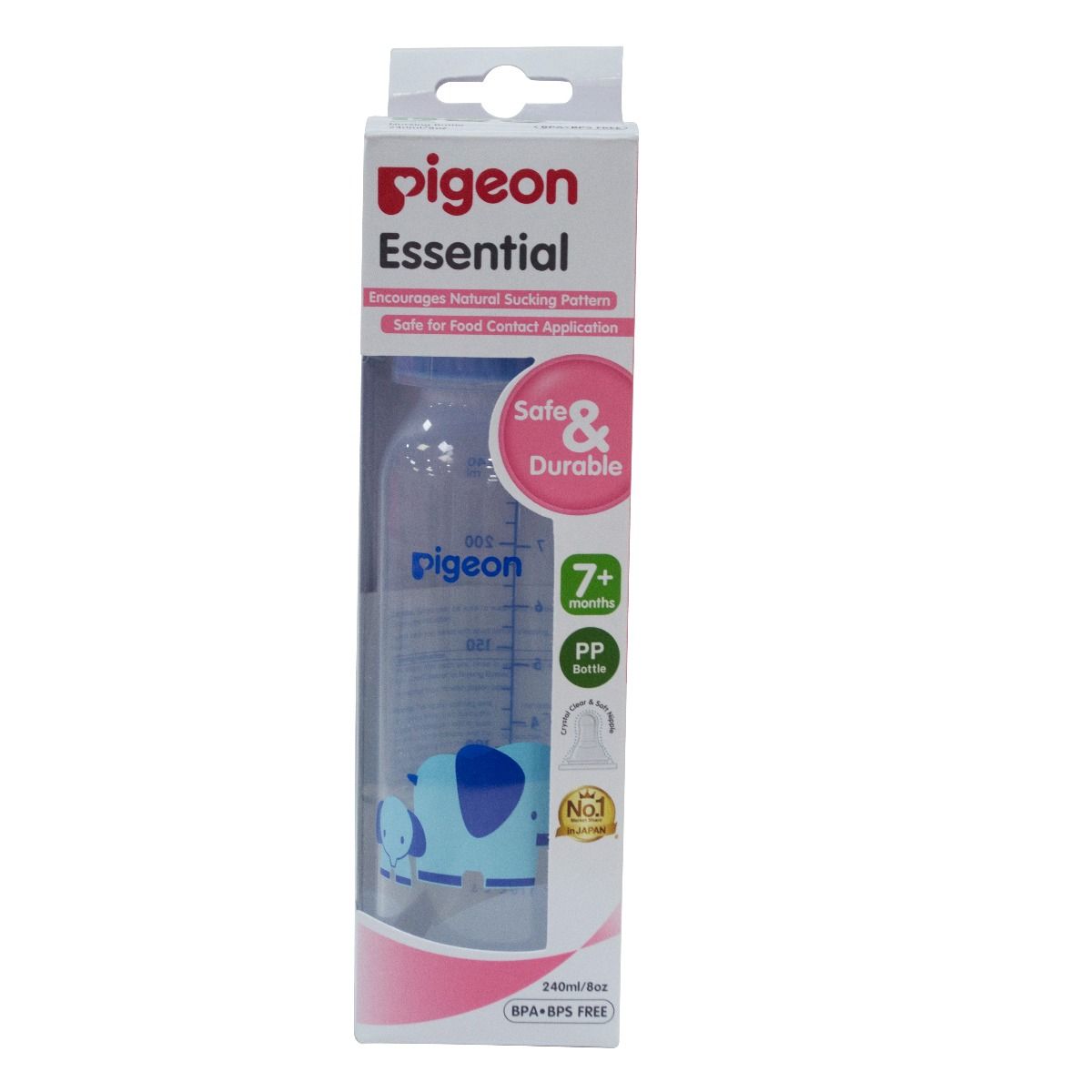 Buy Pigeon Essential Feeding Bottle, 240 ml Online