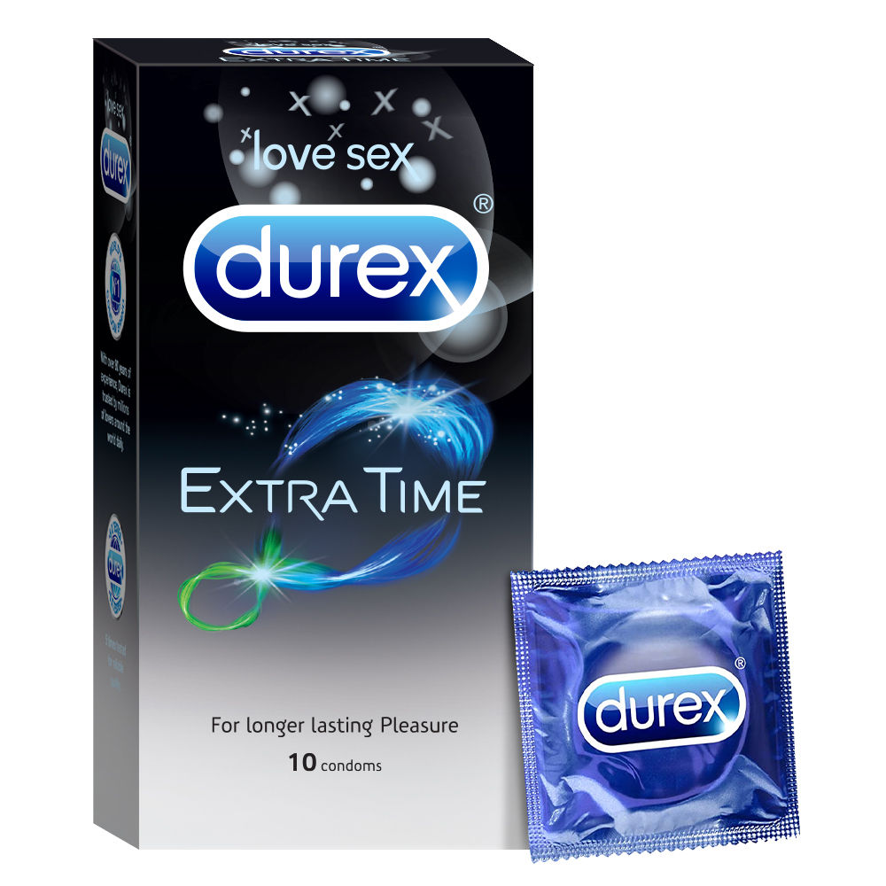 Buy Durex Extra Time Condoms, 10 Count Online