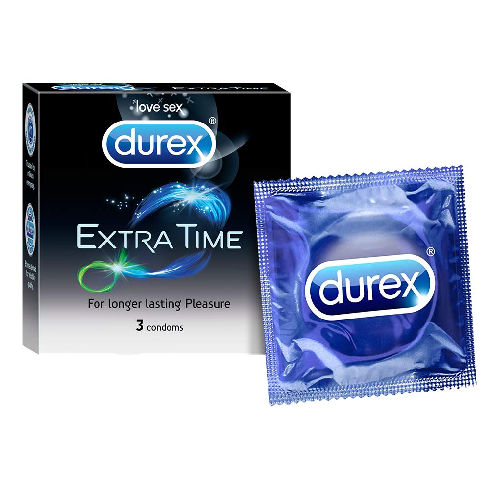 Buy Durex Extended Pleasure/Extra Time Condoms, 3 Count Online