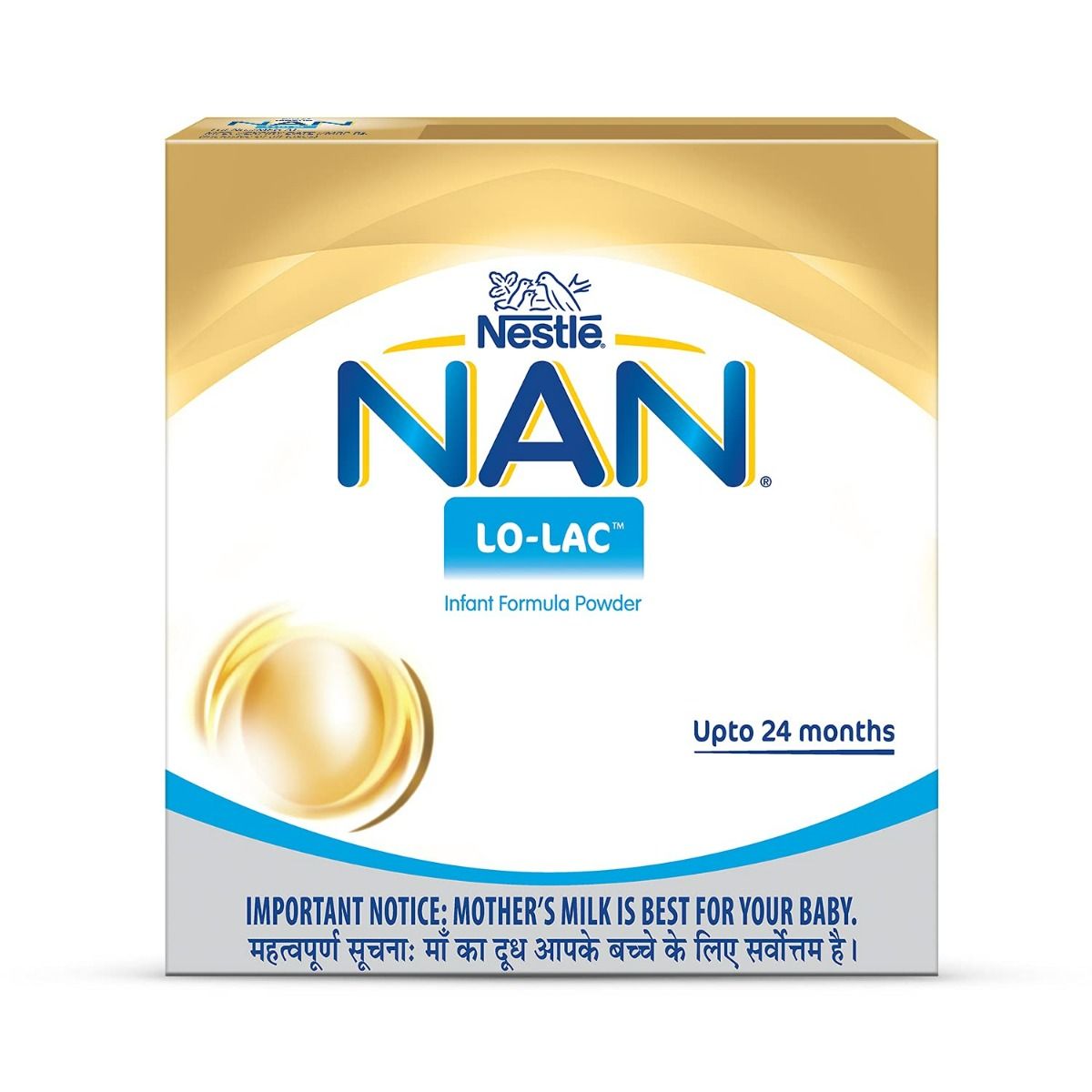 Buy Nestle Nan Lo-Lac Infant Formula (Up to 24 Months) Powder, 200 gm Refill Pack Online