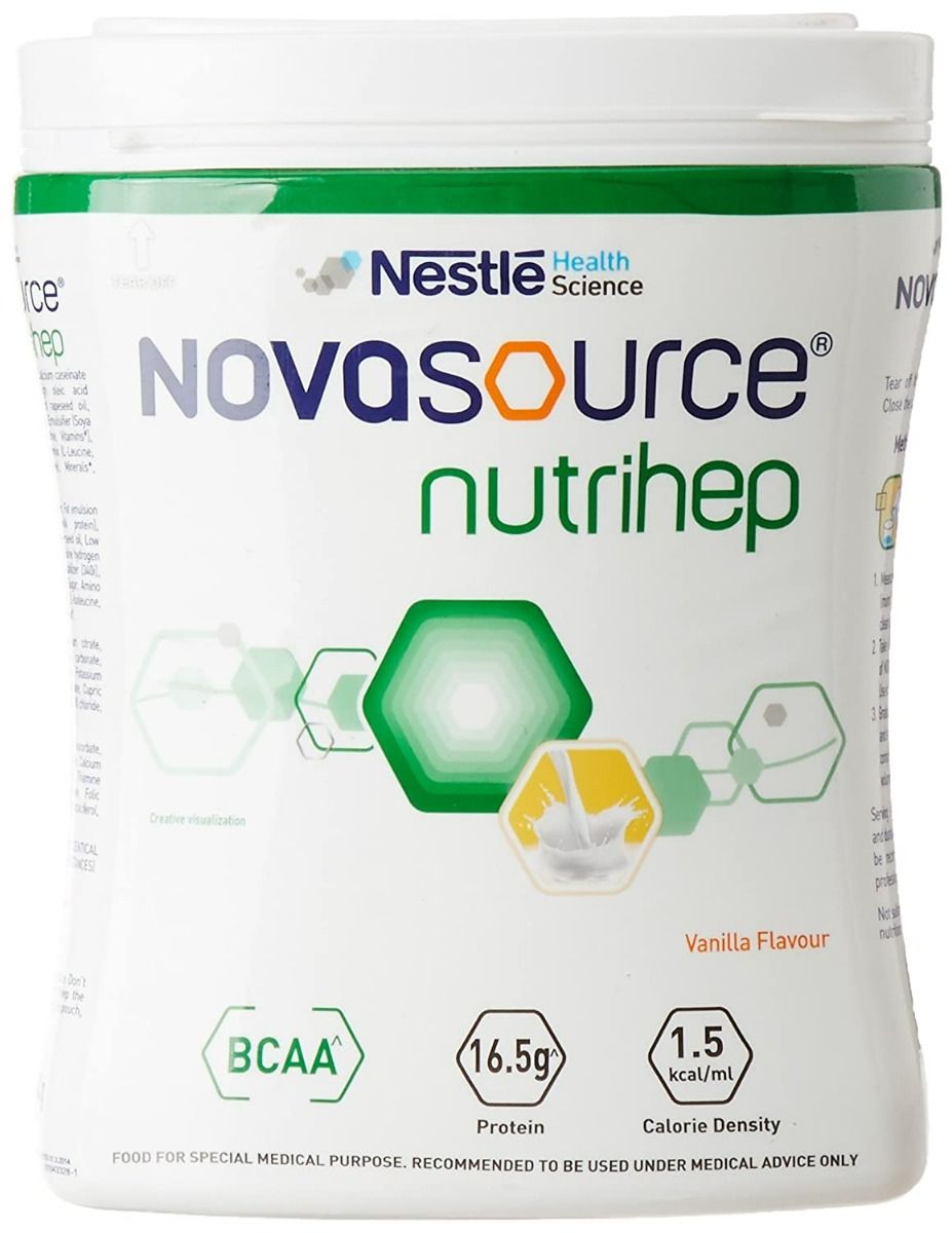 Buy Nestle Novasource Nutrihep Vanilla Flavoured Powder, 400 gm Jar Online