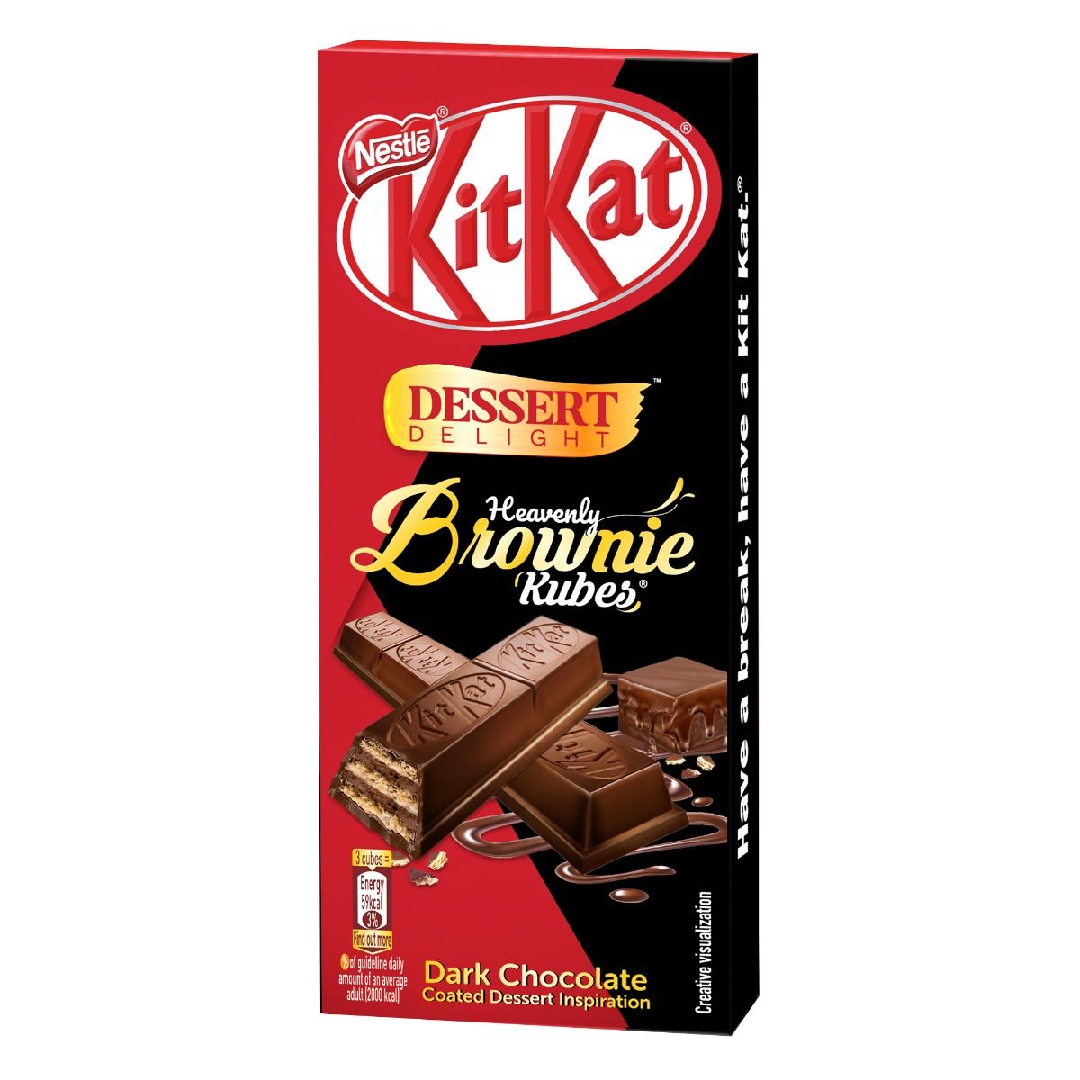 Buy Nestle KitKat Dessert Delight Heavely Brownie-Kubes Bar, 50 gm Online