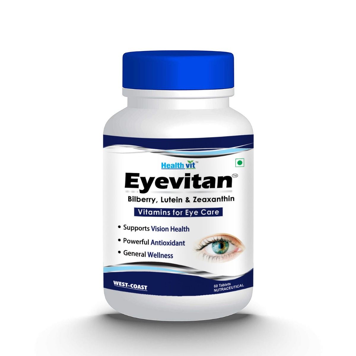Healthvit Eyevitan Vitamins for Eye Care, 60 Tablets, Pack of 1 